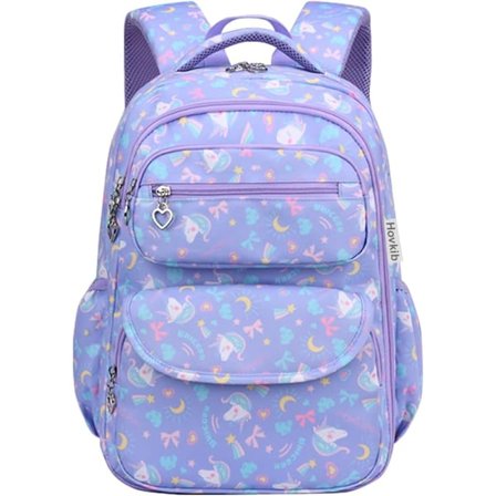 Rygsæk til piger, børns skoletaske, stor kapacitet, lille skoletaske, enhjørning rygsæk, piger rejse rygsæk 5-12 år gammel