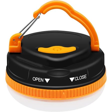 Hängande Campinglampa med Magnet (Batteridriven Modell,