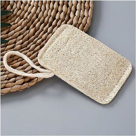 Luonnon luffa -sienet Luffa kasvikuitu keittiö Luffa keittiön puhdistus hankauslevy biohajoavat astiat tiskisieni (väri: keltainen)