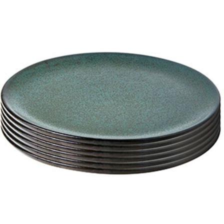 Aida RAW-jälkiruokalautanen, vihreä, 20 cm. 6 kpl.
