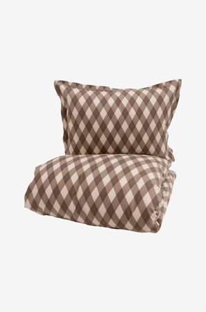 Borås Cotton - Vuodevaatesetti Charlie - Beige - Pussilakanasetit - 150X210 - - Homeroom