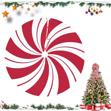 Juletreskjørt 120cm - Julekjole - Juletrekjole - Juledekorasjon - Julekjørtkjole - Rundt Juletre Dekke -