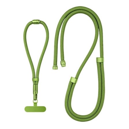 3-i-1 Justerbar Telefon-Lanyard med Stålklips Konvertibel Nakke Skulder Håndleddsstropp Universell Telefon-Lanyard for Daglig bruk(h})