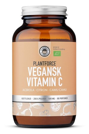 Plantforce Vitamin C Complex Vegansk 200 g, Helse & Madvarer, Vitaminer, C-vitamin