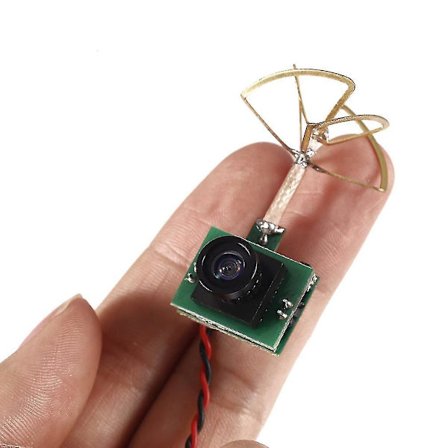 5.8G 48CH 25mW 1000TVL FPV-kamera med sender for RC-quad