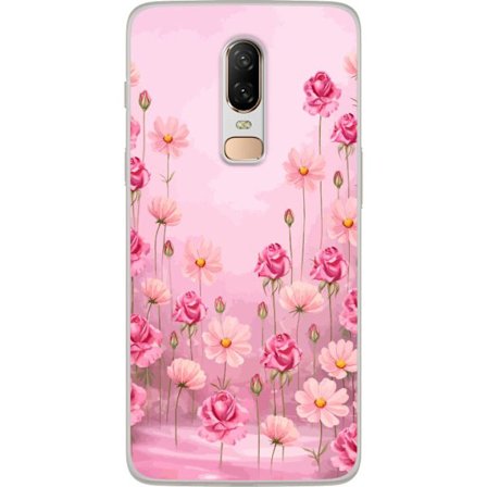 Yhteensopiva Puhelinkuori OnePlus 6 Petal Reverie Soft Blush