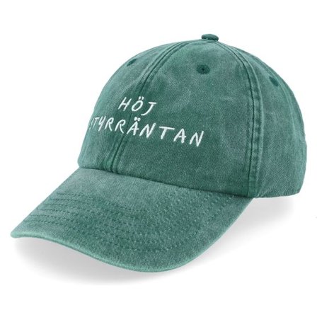 Iconic - Grön unconstructed Keps - "Höj Styrräntan Green Dad Cap " @ Hatstore