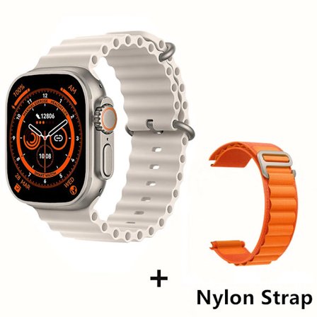 Watch 8 Ultra Smartwatch För Man Kvinna Fitness NFC Original 1:1 IWO Serie 8 BT Samtal Smartklockor För Apple Android Telefon