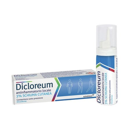 Dicloreum Antinfiammatorio Locale 3% Schiuma 50g