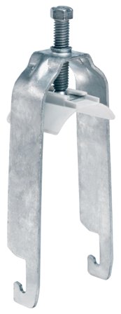 Obo Bettermann 1176129 Ledningsholder 2056/U2, for to kabler Fastspenningsområde: 8-12 mm, Installasjonsmaterial