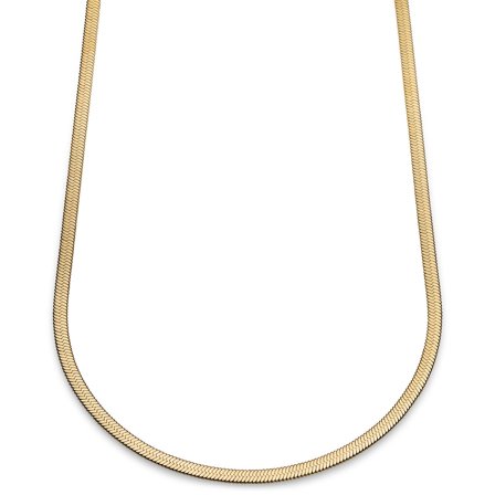 Essentials | Collar de cadena de espiga dorado de 5 mm para hombres - Collares de cadena