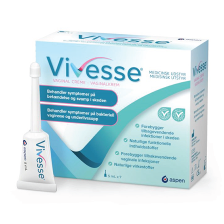 Vivesse Vaginalkrem, 7 x 5 ml