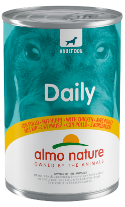 Almo Nature Daily Menù Cibo Umido Pollo Per Cani Adulti Lattina