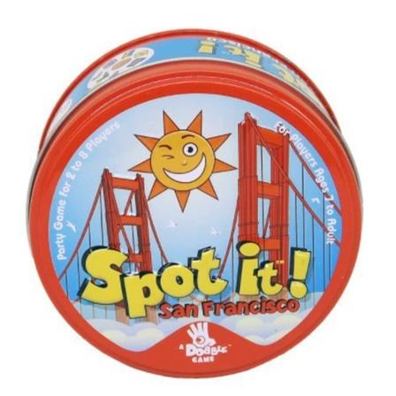 Vanhempi-lapsi juhlapeli korttilautapelikortti Spot it -peli san francisco