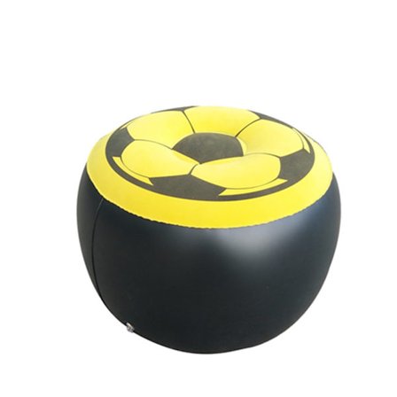 Bærbar fotballstol - PVC-flokkert krakksofa for strandturer