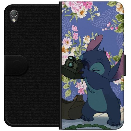 Yhteensopiva Lompakkokotelo Sony Xperia Z3 Stitch med kamera