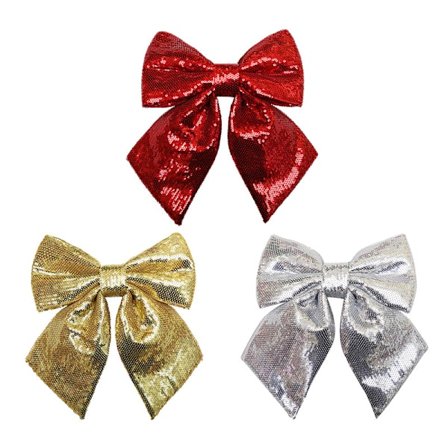 3 stk julebue dekorasjonsdel DIY manuell bue juletre