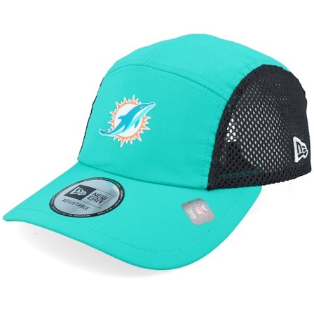 New Era - NFL Ble 5panel Czapka Z Daszkiem - Miami Dolphins Poly Runner Teal 5-panel @ Hatstore