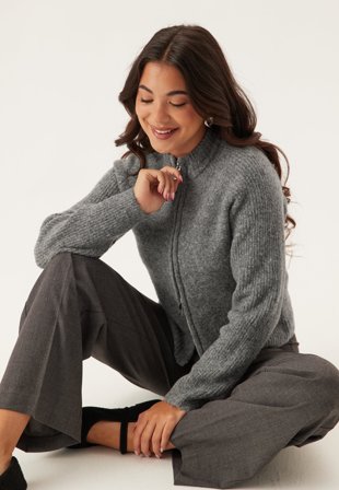 VERO MODA-Vmbang Ls High Neck Zip Cardig-M