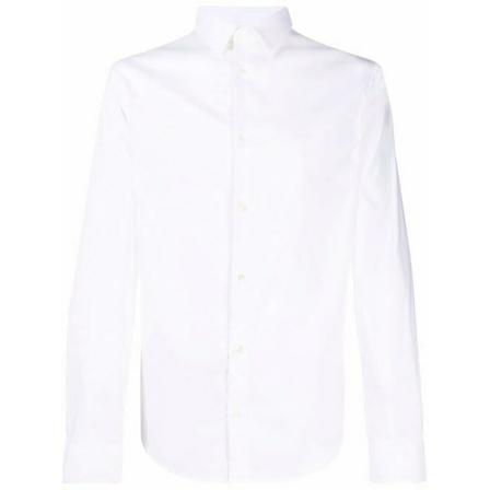 Emporio Armani, Shirt Wit, Heren, Maat:L