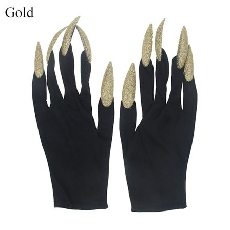 Cosplay hansker hansker med klør GULL