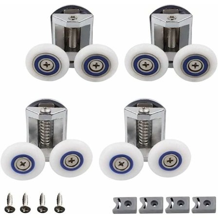 Brusevægsruller, 4 dobbelte brusevægsruller, brusevægsruller