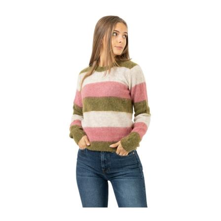 Roberto Collina, Round-neck Knitwear Wit, Dames, Maat:L,elastan