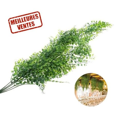 Konstgjord växt - TD - Viande - Väggdekoration - Grön - Hållbar och mångsidig