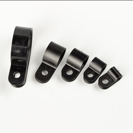 sourcing map 200 stk Nylon R-Type Kabelklemme Organizer Kableklips