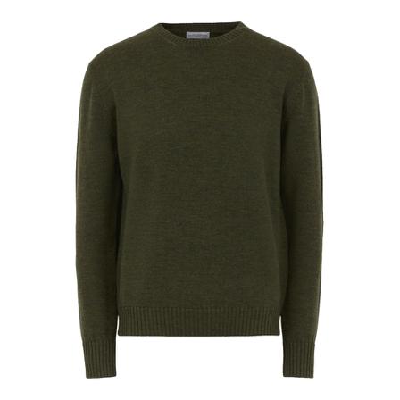 Ballantyne Round-neck Strik Grøn, Herre Strik, Størrelse: XL