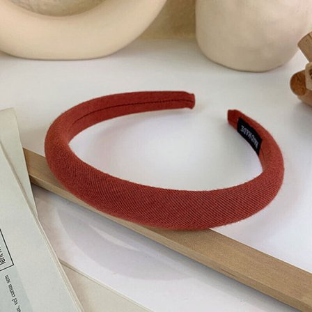 Fashion Lilla Blød Hovedbånd Svampe Stof Almindelig Kvinder Piger