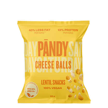 Pandy Pändy Lentil Snacks Cheese Balls 50