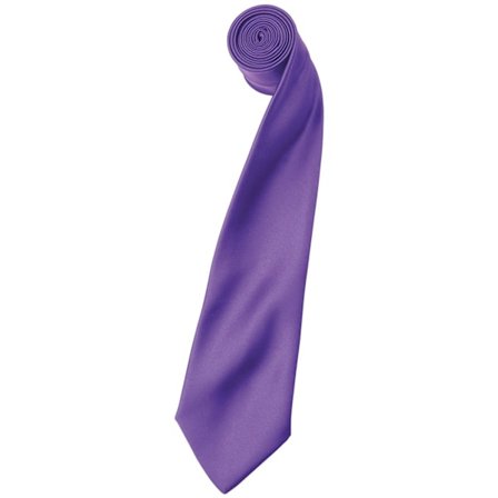 Premier Unisex Adult Colours Satinslips En Storlek Rich Violet