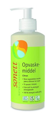 Sonett Opvaskemiddel Citron 300 ml, Tøj & Bolig, Husholdning, Rengøring