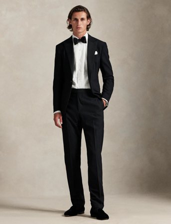 Polo Ralph Lauren Classic Fit French Cuff Tuxedo Shirt - White - 42