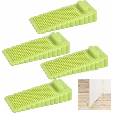 Transparent gummidørkile, kile, gummidørstopper, 4 stk.