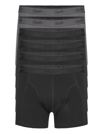 Claudio Trunk 6-Pack Boxershorts Sort Claudio