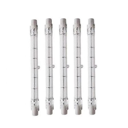 Dimbar R7s 189mm 1000w Halogen Pencil Bulb Ac220-240v J189 Linjär Halogenstrålkastare För Landskap, Säkerhet, Gatubelysning (set Om 5) [DB]