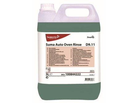 DIVERSEY Sköljmedel AUTO OVEN RINSE D9 5L - Lyreco - Städ och hygien - Diskrengöring - Torkmedel och sköljmedel
