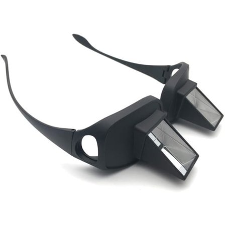 1 stk Sorte Sengsprisme Briller Horisontal Spejl Doven Læsebriller