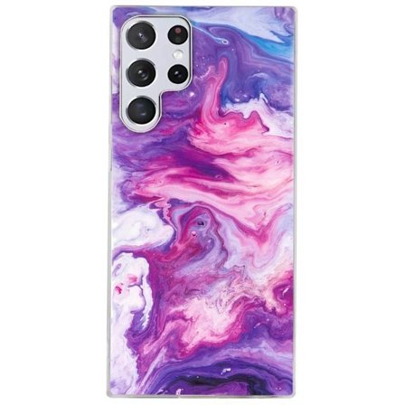 Marmormotiv Samsung Galaxy S22 Ultra skal - Flerfärgad
