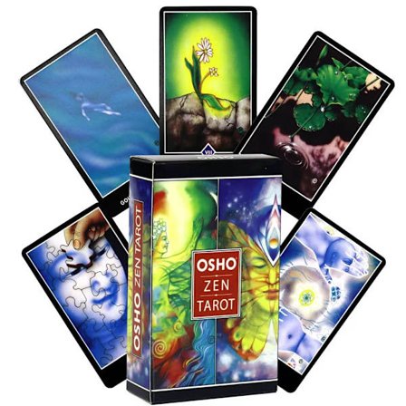 Osho Zen Tarotkort PDF Guidebok Engelsk Version Oracle Deck Brädspel För Fest Spådom Underhållning