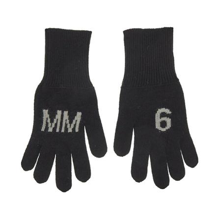 MM6 Maison Margiela, Gloves Zwart, unisex, Maat:L