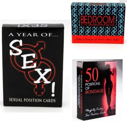 Uusi hauska SEKSPELIKORTTI - Aikuisten parien seksiasento Esipeli - 54 kpl Seksuaalisia asentoja