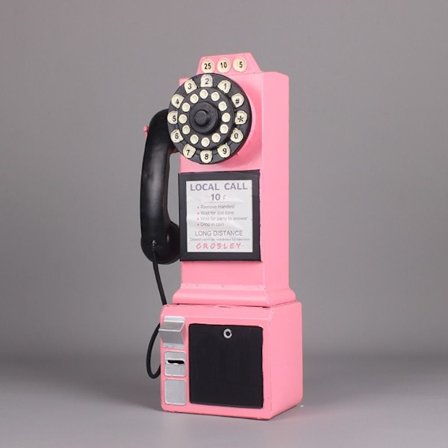 Vintage puhelinmalli Miniature Phones PINK