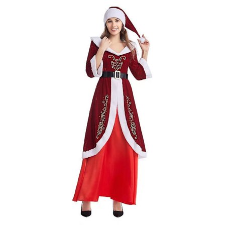 Santa Costume Set Christmas Men And Women Christmas Couple Santa Claus Suit