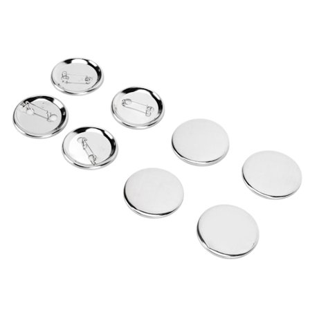 Badge Bagside Cover 50mm Mere Holdbar Korrosionsbestandighed Blikplast DIY Badge Materiale