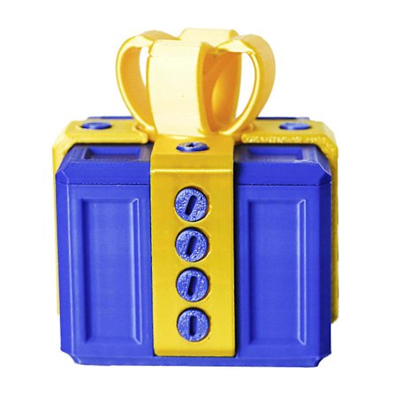 3D-printet Skrueboks Spøk - Morsom Julegaveeske med Skruer for Irriterende Spøkegaver