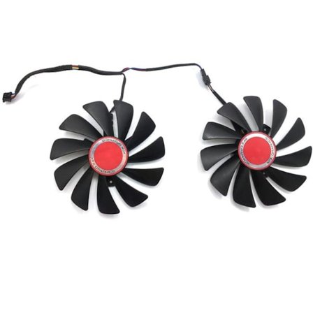 2 kpl 95mm Fdc10u12s9-c Cf1010u12s Jäähdytystuuletin Vaihda Amd Radeon 580 590 Rx580 Rx590 Kuvan Kortti