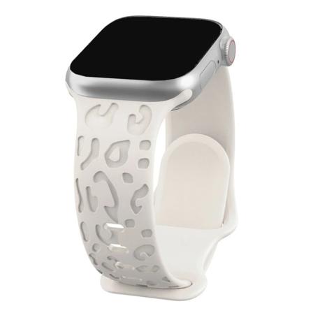 Graverad rem för Apple Watch Band 45mm 44mm 49mm 40mm 42mm 38mm 41mm Silikonarmband correa iWatch series 3 5 6 se ultra 7 8 07 starlight 38mm 40mm 